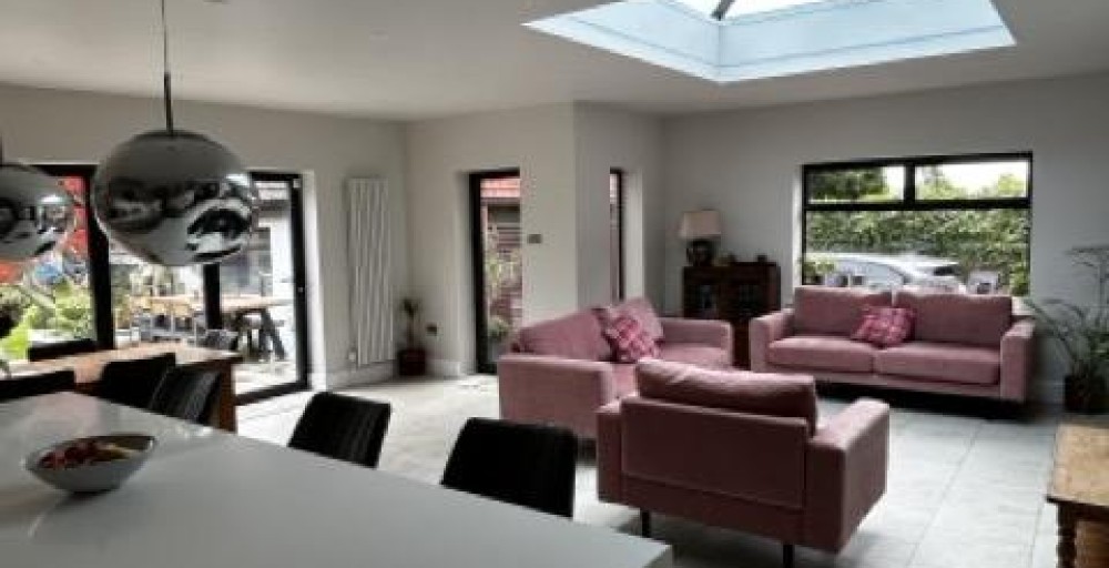 Single storey extension with roof lantern in Drayton, Hampshire 2024