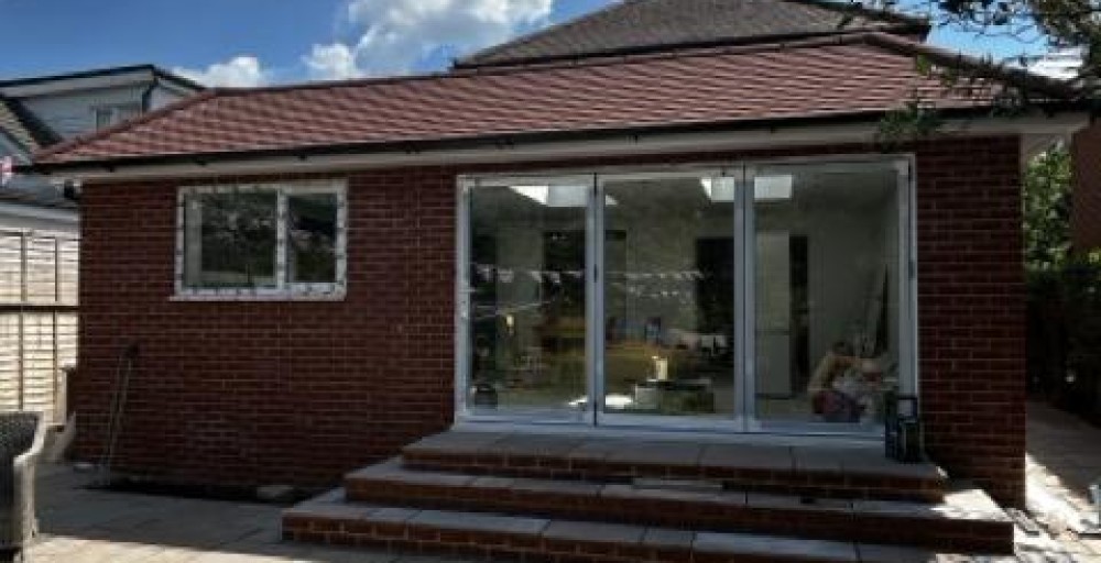Single Storey Extension, with patio, steps and a kitchen in Havant, Hampshire 2025